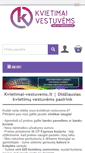 Mobile Screenshot of kvietimai-vestuvems.lt